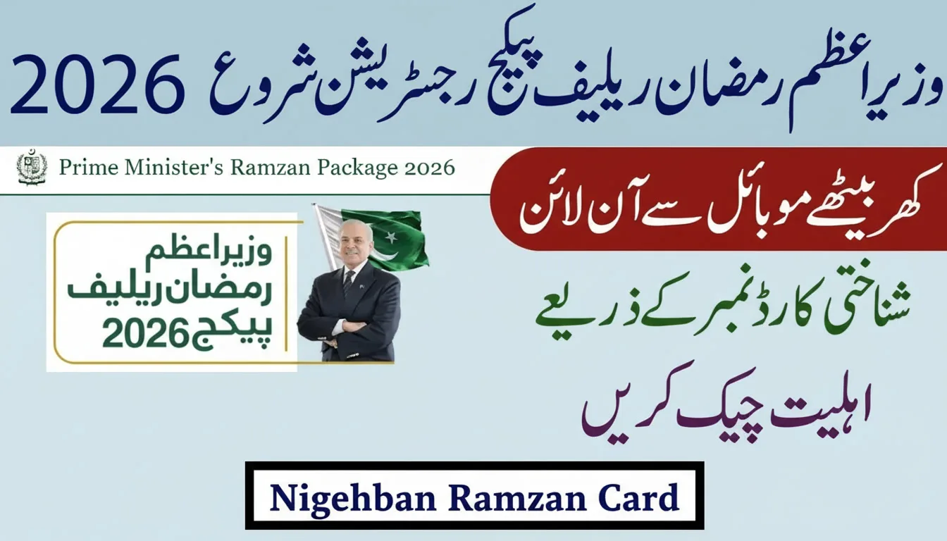 PM Nigehban Ramzan Card 2026 – Complete Guide